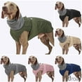 thumbnail image 6 of Waterproof Winter Dog Jacket, Reflective Warm Padded Pet Coat With Adjustable Straits For Small Medium Large Dogs, Cold Weather Outdoor Dog Clothing,M,Green,L, 6 of 21