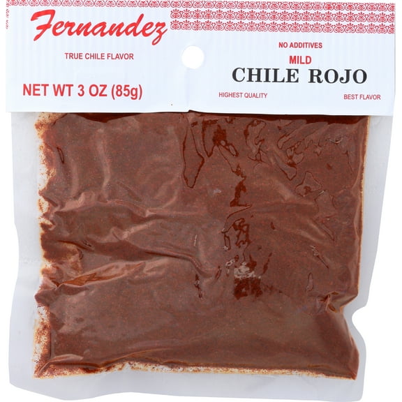 Pack of 12, Fernandez Mild Chile Rojo, 3 oz