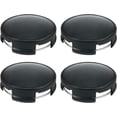 thumbnail image 1 of Tesla Model S Wheel Center Caps, Hub Caps For Front Or Rear Wheel Hubs With Metal Ring And Adhesive Cover, Matte Black For Stylish Upgrade, 1 of 5