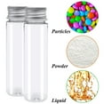 thumbnail image 6 of 30Pcs 110Ml Plastic Test Tube,Clear Flat Test Tubes,Plastic Test Tubes with Screw Caps for ,Beans, Decor, 6 of 8