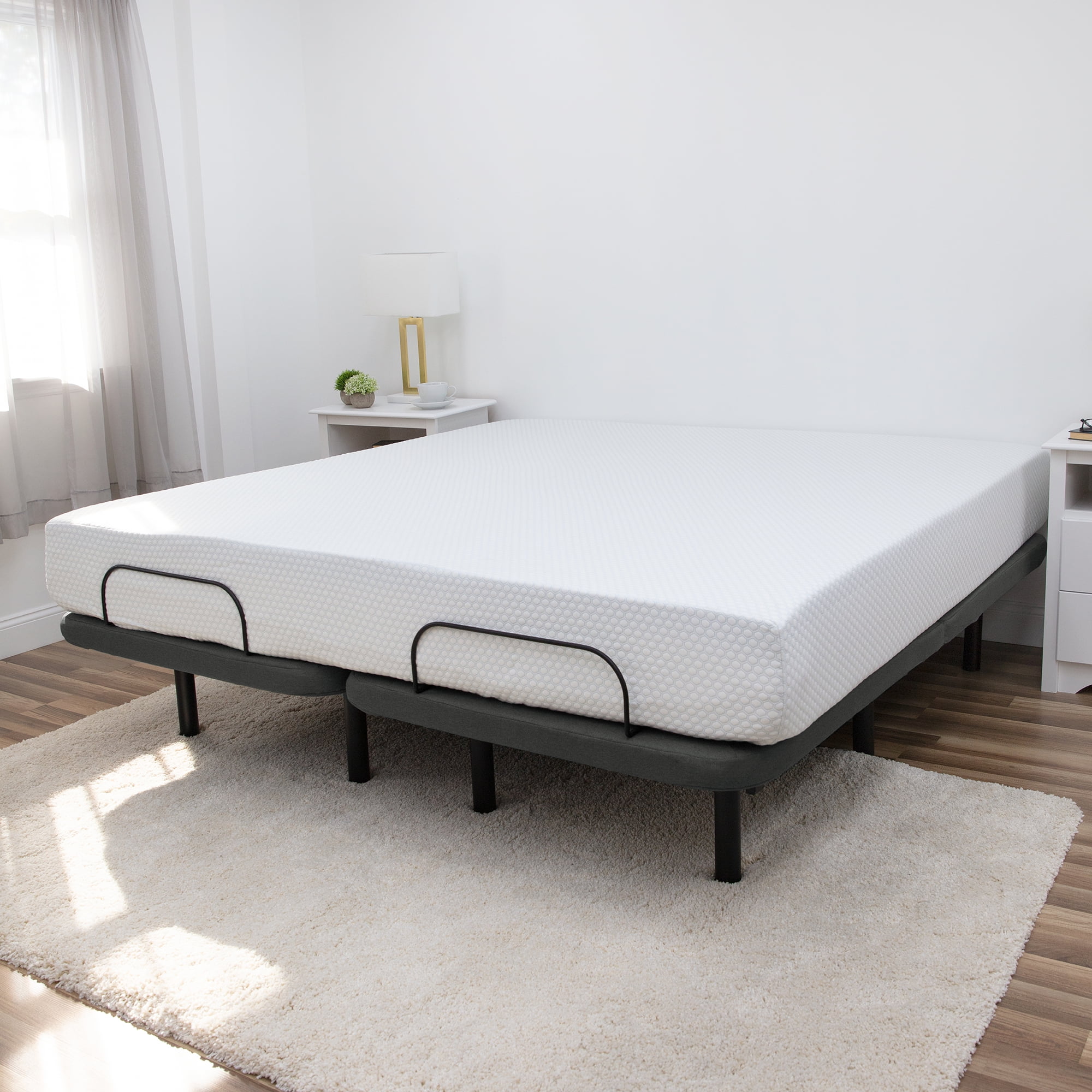 Adjustable Base Mattress Foundation And 10 Inch Memory Foam