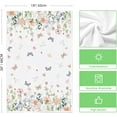 thumbnail image 6 of Floral Leaves Butterfly Spring Kitchen Towels Dish Towels, 18x26 Inch Seasonal Summer Decoration Hand Towels Set of 2, 6 of 6