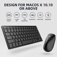 thumbnail image 4 of Teclado y ratón Bluetooth OMOTON Ultra-Slim para Mac, 4 of 7