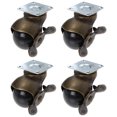 thumbnail image 1 of CIMAXIC 4 Pcs Roulettes de Meubles Rétro Robustes Roues de Meubles Roulettes Rotatives 1,5 Pouces, 2,36"X2,2"X2,17 Pouces, 1 of 4