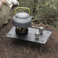 thumbnail image 1 of Mini mesa plegable de aluminio para acampar al aire libre, Picnic, escritorio portátil para el hogar, fiesta en el jardín, Picnic, barbacoa, escritorio de cena de alta resistencia LingWen 9024715633668, 1 of 1