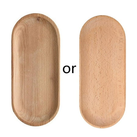 

Wood Serving Plates for Snacks Bread Fruit Wood Storage Irregular Wooden Platter