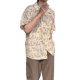 thumbnail image 1 of Camisas casuales con botones para hombre, blusas de verano con estampado floral de manga corta para hombre, blusas para hombre diseñadas meticulosamente, 1 of 9