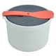 thumbnail image 1 of Máquina Para Hacer Arroz Olla Arrocera Para Microondas PP De Grado Alimenticio Con Sellado Seguro E Inofensivo Para Microondas Para Cocina ANGGREK Electrodomésticos, 1 of 8
