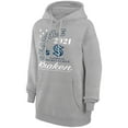 thumbnail image 2 of Men's Starter  Heather Gray Seattle Kraken Arch City Team Graphic Fleece Pullover Hoodie, 2 of 3