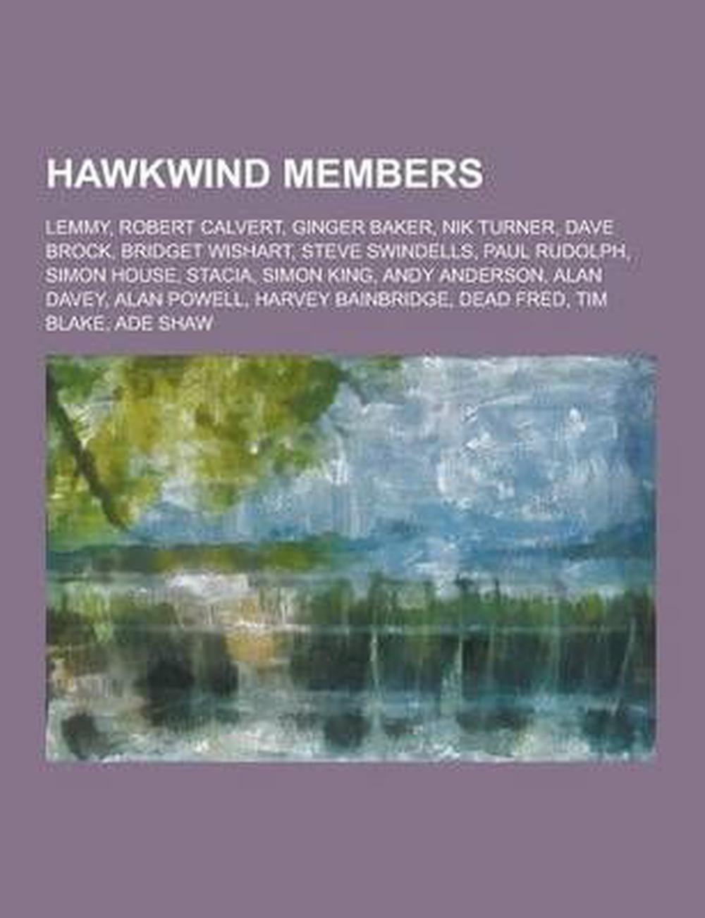 Hawkwind Members Lemmy, Robert Calvert, Ginger Baker, Nik Turner, Dave Brock, Bridget Wishart