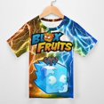 thumbnail image 3 of Kids Blox Fruit T-Shirts, Youth IceFruit T-Shirts, Casual Crew Neck Shirts for Boys Girls, Fashion 3D Print Short Sleeve Tee, 3 of 9