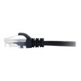 thumbnail image 4 of C2G 1ft Cat6 Snagless Unshielded (UTP) Ethernet Network Patch Cable - Black - Patch cable - RJ-45 (M) to RJ-45 (M) - 1 ft - CAT 6 - molded, snagless, stranded - black, 4 of 5