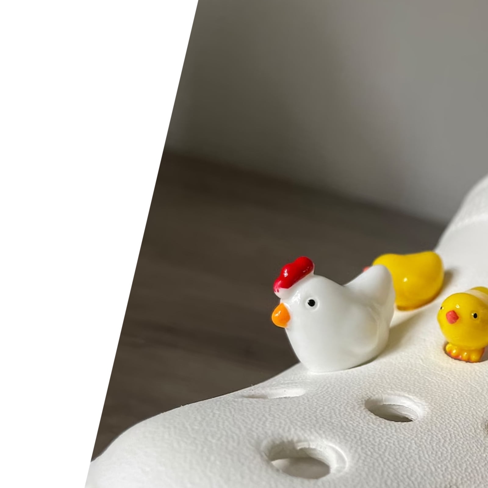 10Pcs Small Yellow Chicken Shoe Charms, Fufafayo Easter Chicken Shoe Charms, Jibbitz Shoe Decorations, Resin Garden Clog Charms for Women andGirls, Cute Shoe Accessories for Party, Gifts or Everyday