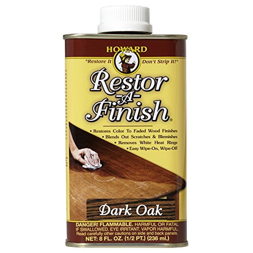 Howard RF7008 Restor-A-Finish, 8-Ounce, Dark Oak
