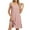 Pink, variant on Feancey Summer Sundress for Women Eyelet Trendy Mini Dresses Sleeveless Round Neck Tank Dress Side Slit Hollow Out A-Line Dresses Red S