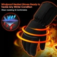 thumbnail image 6 of Battery Heated Gloves,Electric Heat Gloves For Men And Women, Touchscreen Heating Gloves For Hiking Cycling Skiing, 6 of 7