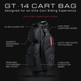 thumbnail image 2 of Bolsa para carrito de golf Ghost GT-14 Saya de piel sintética con separadores de 14 posiciones, 2 of 6