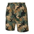 thumbnail image 4 of Lukts Camouflage Rabbit Print Mens Swim Trunks Quick Dry Swim Shorts with Funny Beach Shorts-Medium, 4 of 6