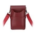 thumbnail image 1 of Bolsa para tijeras de peluquería, bolsa de PU para tijeras de peluquería, bolsa para salón de peluquería y spa. Rojo, 1 of 9