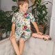 thumbnail image 4 of Balery Bird Butterfly Rose Conjunto de Pijama Infantil de Manga Corta con Estampado – Ropa de Dormir de Algodón Suave-Medium, 4 of 6