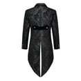 thumbnail image 3 of Awdenio Shirts for Men Halloween Medieval Steampunk Tailcoat Jacket Coat Renaissance Tailcoat Jacket, 3 of 8