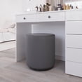 thumbnail image 5 of Boahaus Catelyn Modern Gray Vanity Stool with High Elastic Sponge Cushion for Bedroom, 5 of 6