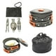thumbnail image 1 of Sonducket Juego de utensilios de cocina para acampar, juego de ollas plegables portátiles para acampar, juego de cubiertos con bolsa de almacenamiento Kits de desorden para acampar Sonducket OD005996-00, 1 of 6