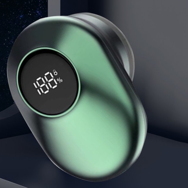 Mini Afeitadora Eléctrica IPX7 Cortadora De Barba Eléctrica A Prueba De Agua Para El Hogar (Verde)