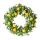 thumbnail image 1 of Corona Artificial de limón para puerta delantera, guirnalda de primavera de 45cm, adorno colgante en la pared para cerca de granja, decoración del, 1 of 8