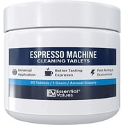 Essential Values Espresso Machine Cleaning Tablet (30 Pack)