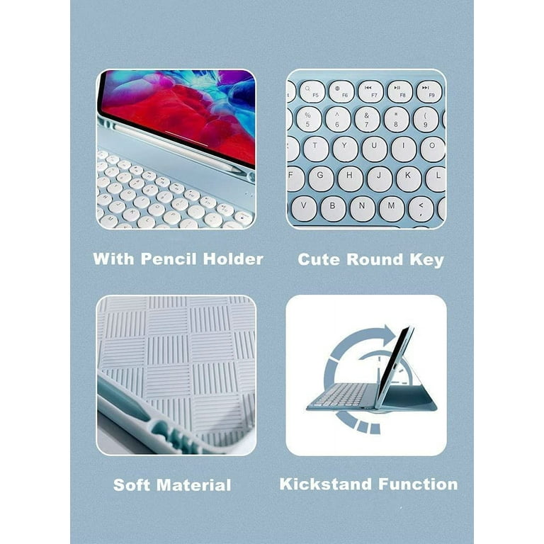 iPad Air 5th 4th Generation Case with Keyboard 10.9 Inch