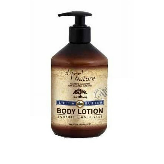 Difeel Nature Hand and Body Lotion -Shea Butter 16.9 oz. (Pack of 4)