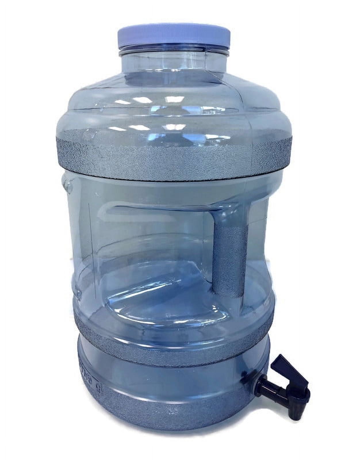 AquaNation BPA Free Water Bottle with Big-Mouth & Dispensing Valve Spigot, 5 Gallon Perfect for Home, Kitchen, Office, Sports Events, and Indoor Outdoor Activities