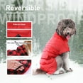 thumbnail image 5 of PAWZ Road Warm Dog Winter Coat Reversible Plaid Dog Vest Apparel Cold Weather Jacket for All Dogs (XS-3XL), Red, 5 of 12