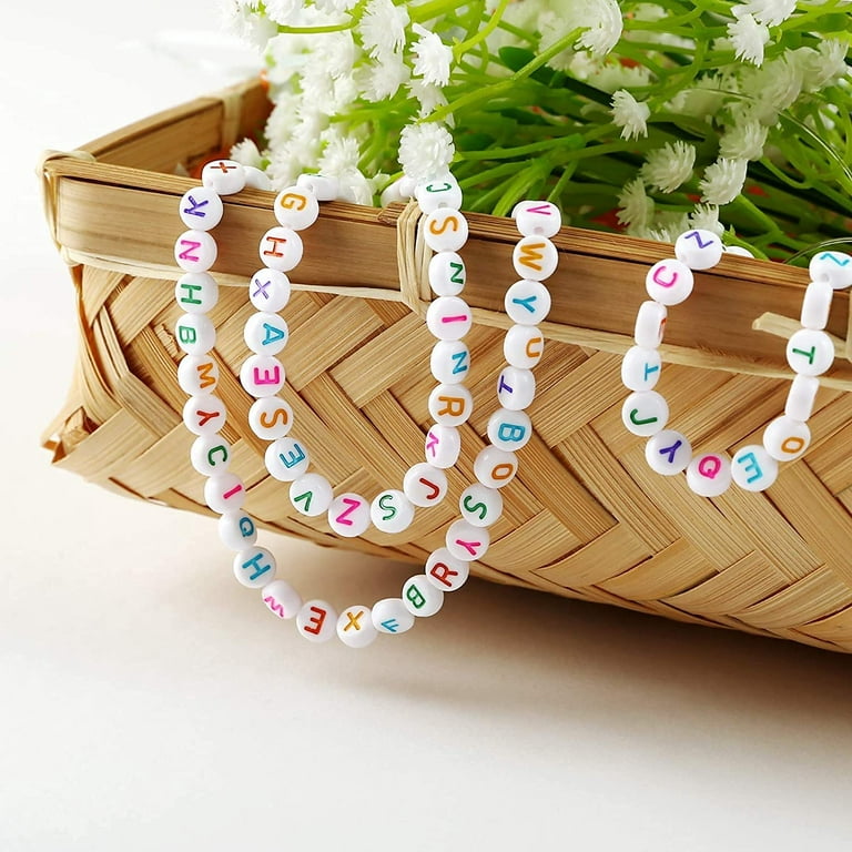 Letter Wooden Beads: Personalized Creations   –  RainbowShop for Craft
