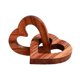 thumbnail image 4 of Colgante de corazón de madera, adorno de letrero de corazón de madera rústica hueca para estante de granja, sala de estar, aniversario de bodas,, 4 of 9