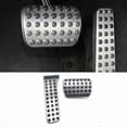 thumbnail image 1 of 2pcs Car No Drill Fuel Brake Pedal Pad Cover Auto Interior Foot Plate Accessories For Mercedes-benz C E S W222 W205 W213 R172, 1 of 3