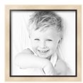 thumbnail image 2 of ArtToFrames 15" x 15" Silver with Black Lip Picture Frame, 15x15 inch Multi Wood Poster Frame (WOM-5193),  Pack, 2 of 7