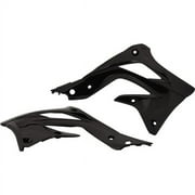 Acerbis Black Plastic Radiator Shrouds/Scoops (2250430001)
