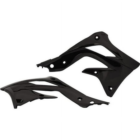 Acerbis Black Plastic Radiator Shrouds/Scoops (2250430001)