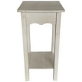 thumbnail image 5 of eHemco Plant Decorating Stand End Table Side Table with Storage Shelf, 11.8 by 11.8 by 23.7 Inches, Antique Water Washed off-White, 5 of 5