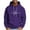 Purple, variant on Admvng Hoodies for Men Print Leisure Draw Rope Hooded Sweatshirt, Size M-4XL