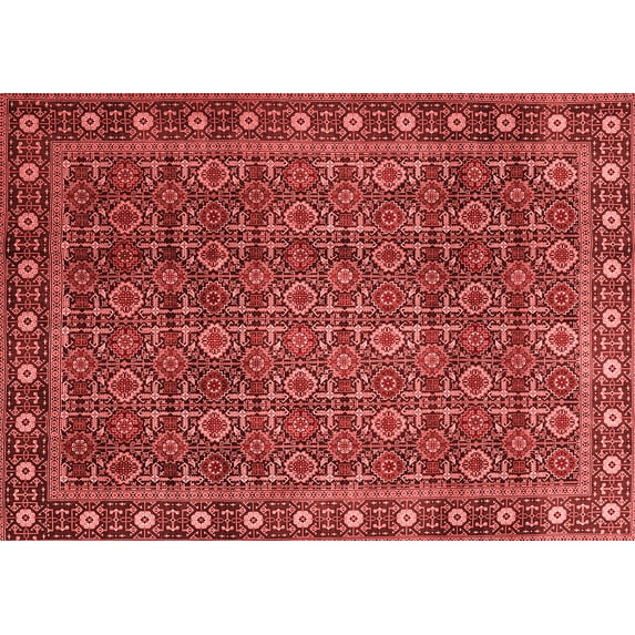Ahgly Company Indoor Rectangle Persian Red Traditional Area Rugs, 8' x 10'