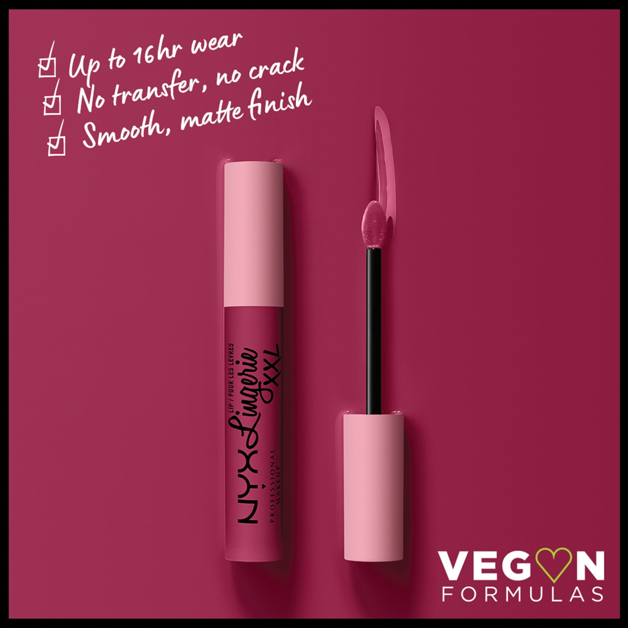 NYX Professional Makeup Lip Lingerie XXL Liquid Lipstick, XXTended, 0.13  fl. oz. 