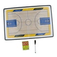 thumbnail image 4 of Portapapeles de entrenamiento de estrategia de baloncesto / tablero de entrenamiento de baloncesto con borrador e imanes, práctico y confiable Macarena Tablero de entrenamiento de baloncesto, 4 of 8