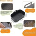 thumbnail image 3 of Accessoires pour Friteuse à Air Chaud Four Micro-Ondes (2 x Gris), 3 of 5