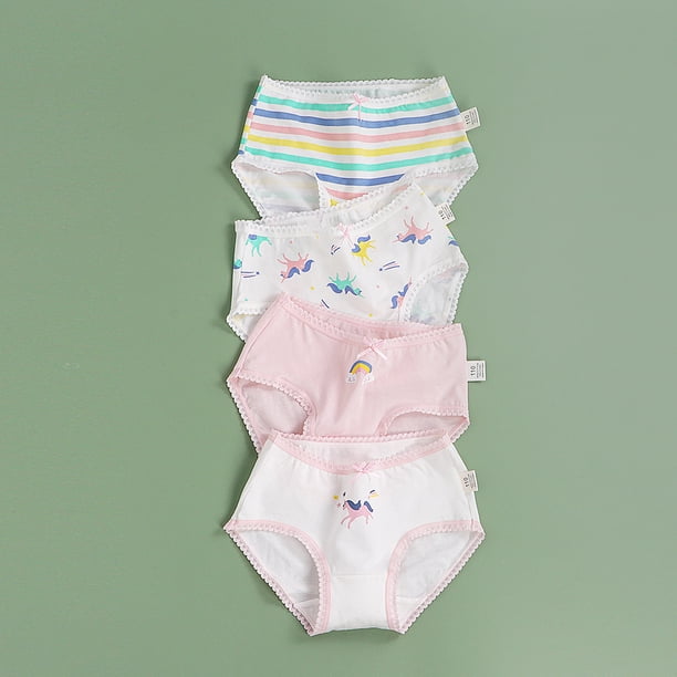 Ropa interior para niñas, de algodón, para bebés, de clase A, de verano, para niños, de talla mediana y grande, con dibujos animados, de algodón, para niñas, pantalones cortos bacteriostáticos