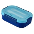thumbnail image 1 of CNKOO Lunch Box with 3 Compartments Easy to Clean Lunch Box 3-compartment Bento Lunch Box Set Leak Proof Microwave/dishwasher, 1 of 5