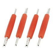 Unique Bargains Car Truck Motorcycle Bike 2 Way Tire Tyre Valve Stem Core Remover Repair Install Tool 4pcs