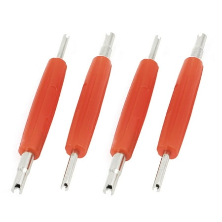 Unique Bargains Car Truck Motorcycle Bike 2 Way Tire Tyre Valve Stem Core Remover Repair Install Tool 4pcs